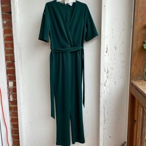 Deep Forest Green Formal Jumpsuit